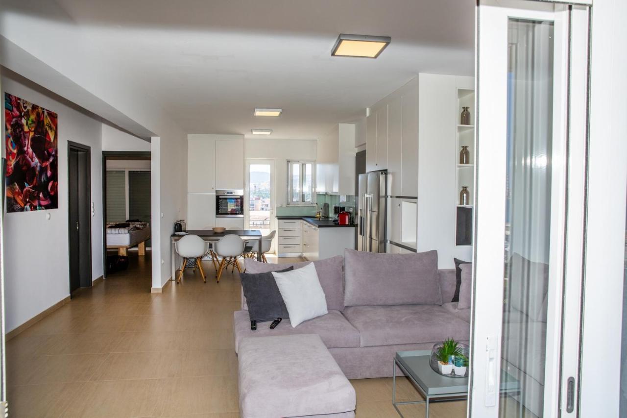 Komfort City Apartment "Elias" Mit Meerblick In Lavrio 外观 照片