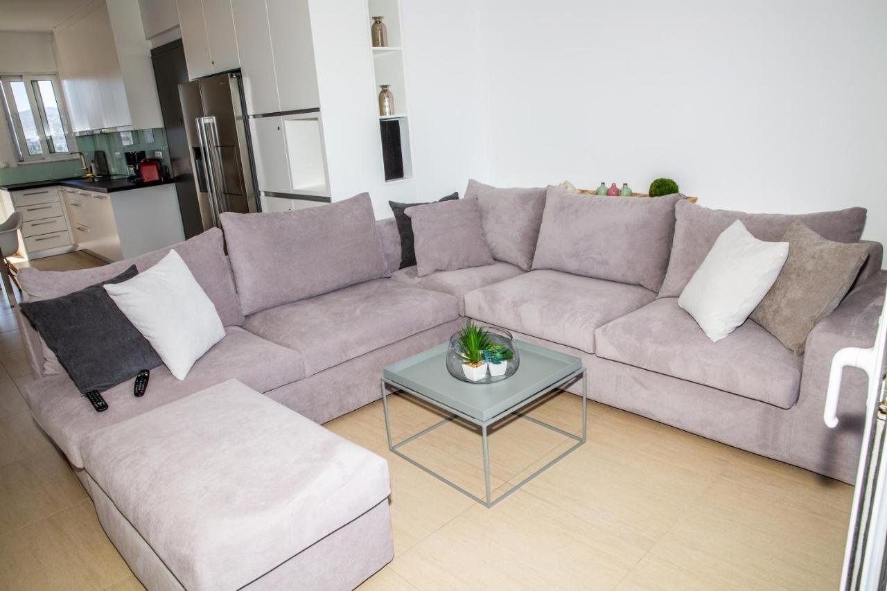 Komfort City Apartment "Elias" Mit Meerblick In Lavrio 外观 照片